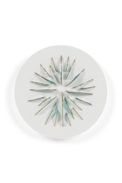 Natale Adgnot Mixed Media Wall Sculpture, Titled: "Mumyoi Lamellae"