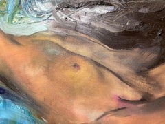 „Frauenbogen“ von Natalia Aandewiel – Impressionistischer figurativer weiblicher Akt