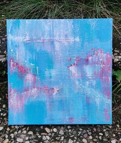 Sky Garden. Abstract original  painting