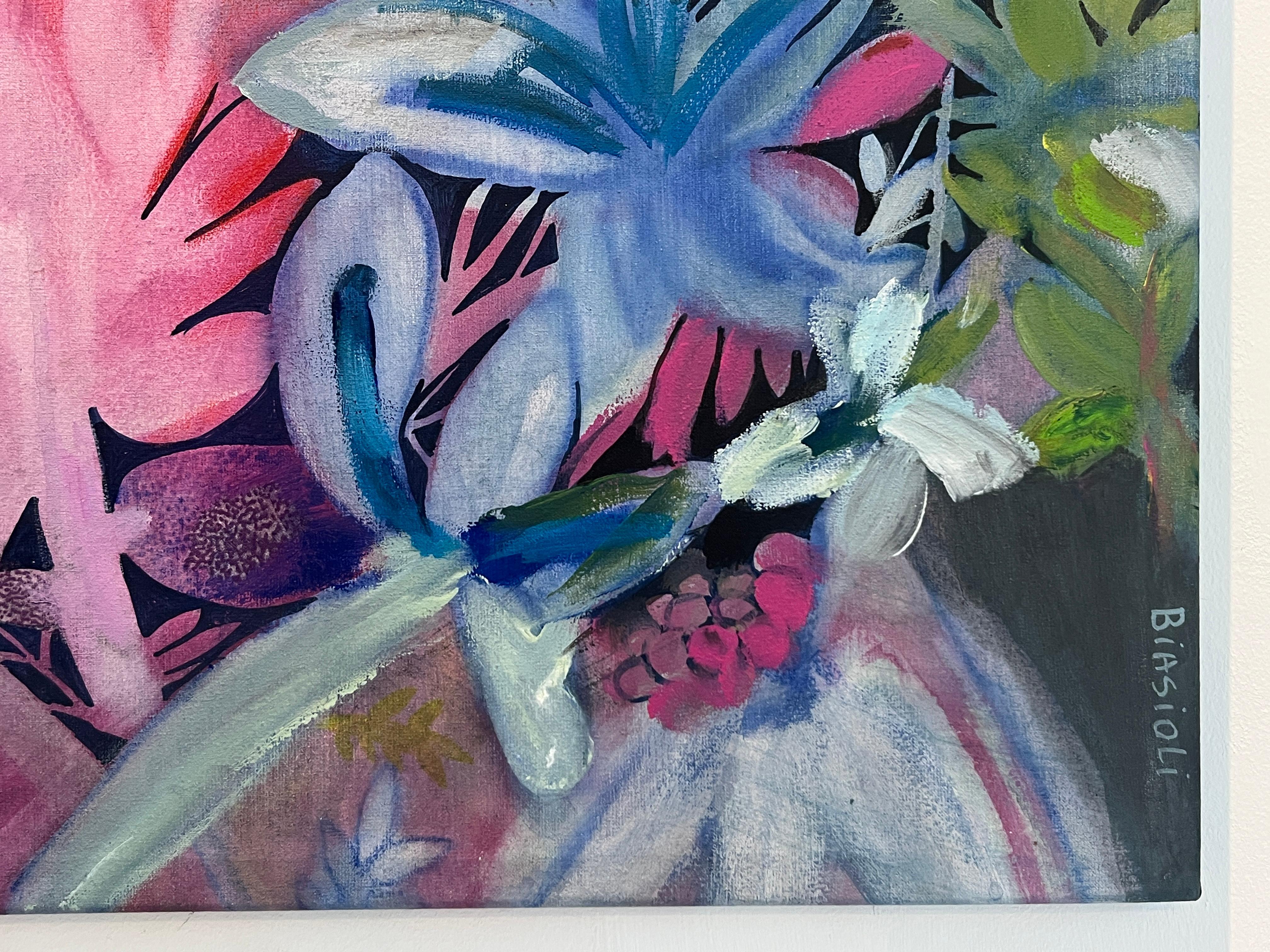 Inexorable - Marron Figurative Painting par Natalia Biasioli