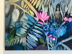 Silencio de Espera Acrylic Painting on Wood, Contemporary, 2010+