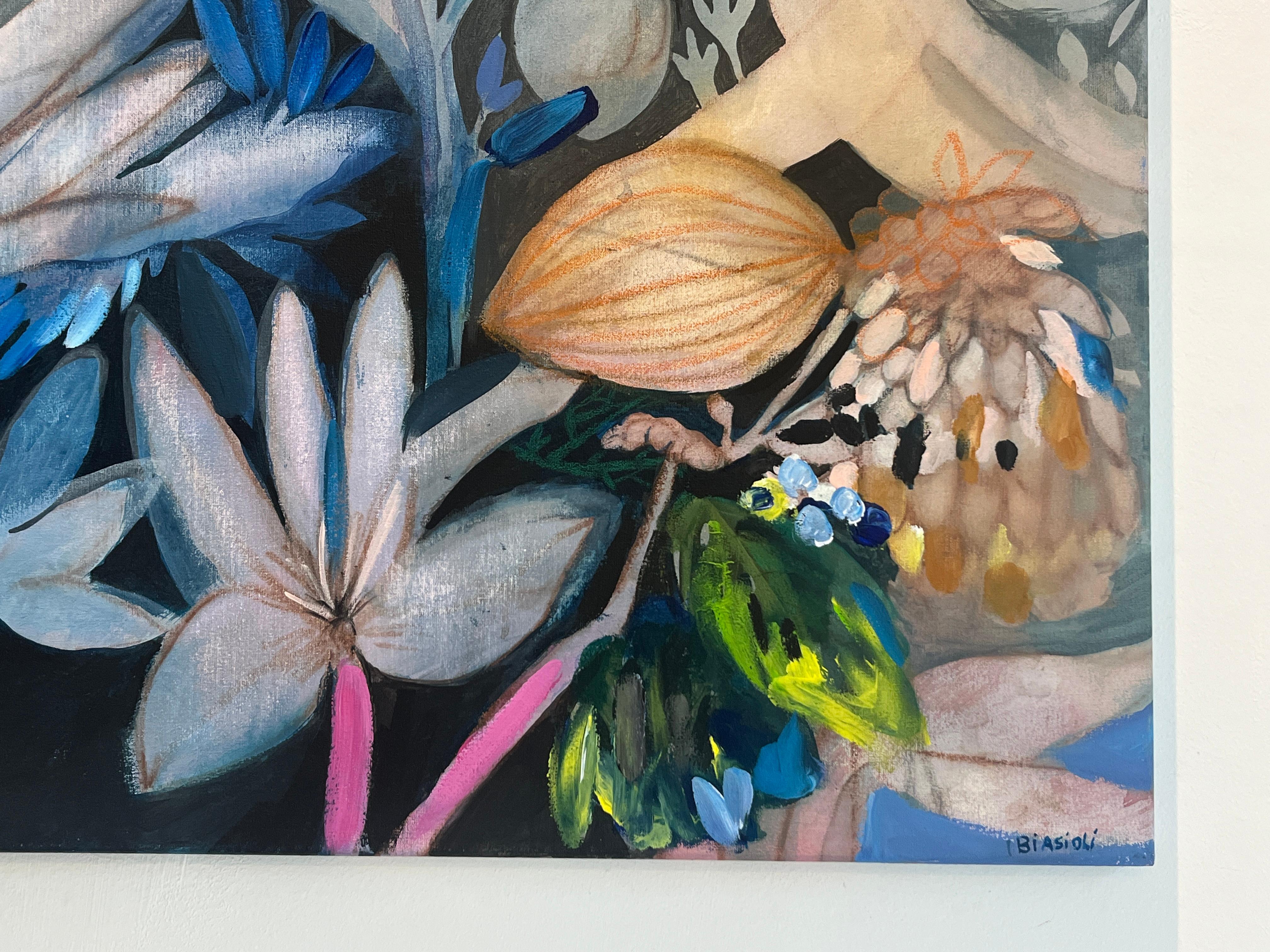 Silenzio di attesa - Painting Contemporaneo di Natalia Biasioli
