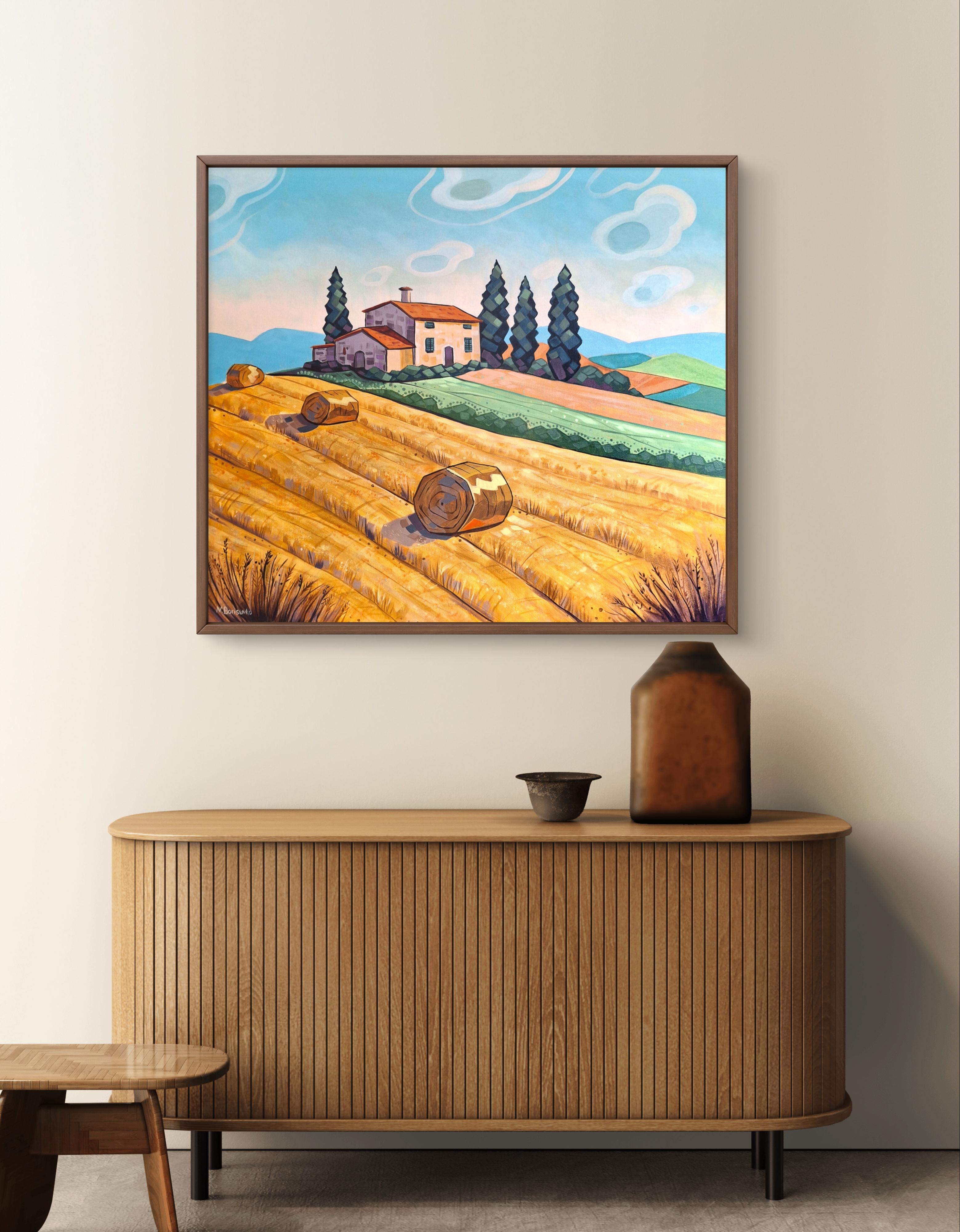 Unter dem toskanischen Licht (Zeitgenössisch), Painting, von Natalia Borisenko