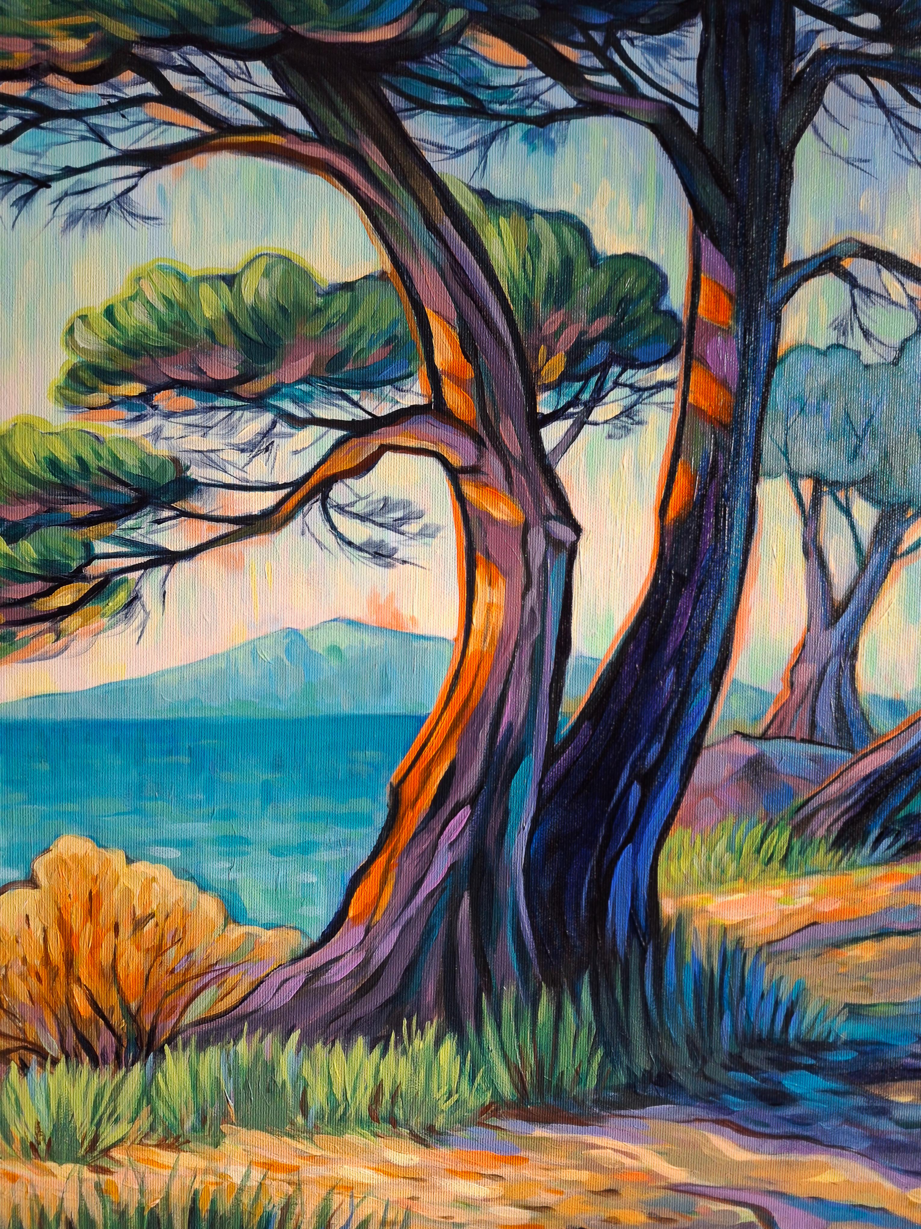 Paysage lumineux côtier en vente 6