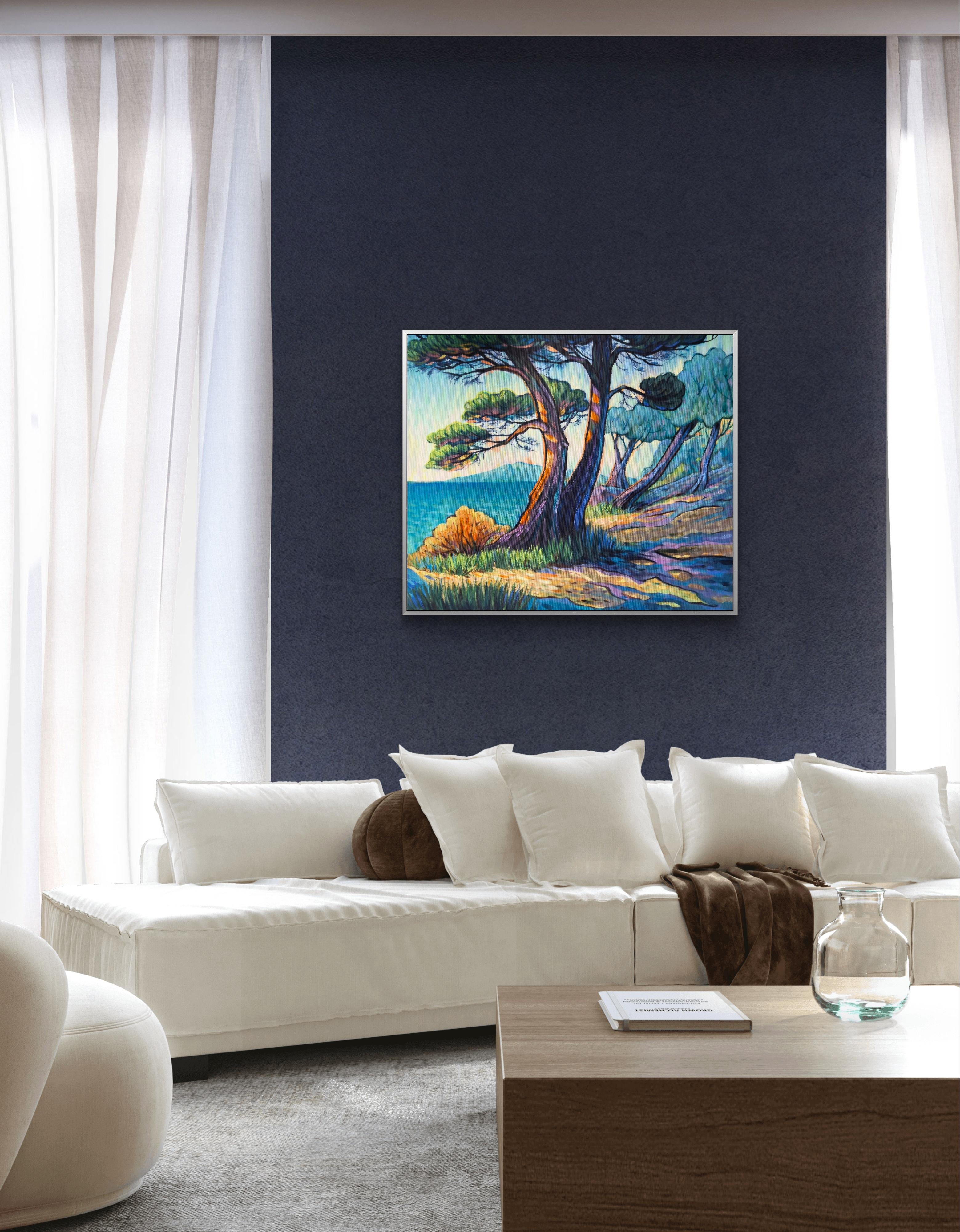 Paysage lumineux côtier en vente 1
