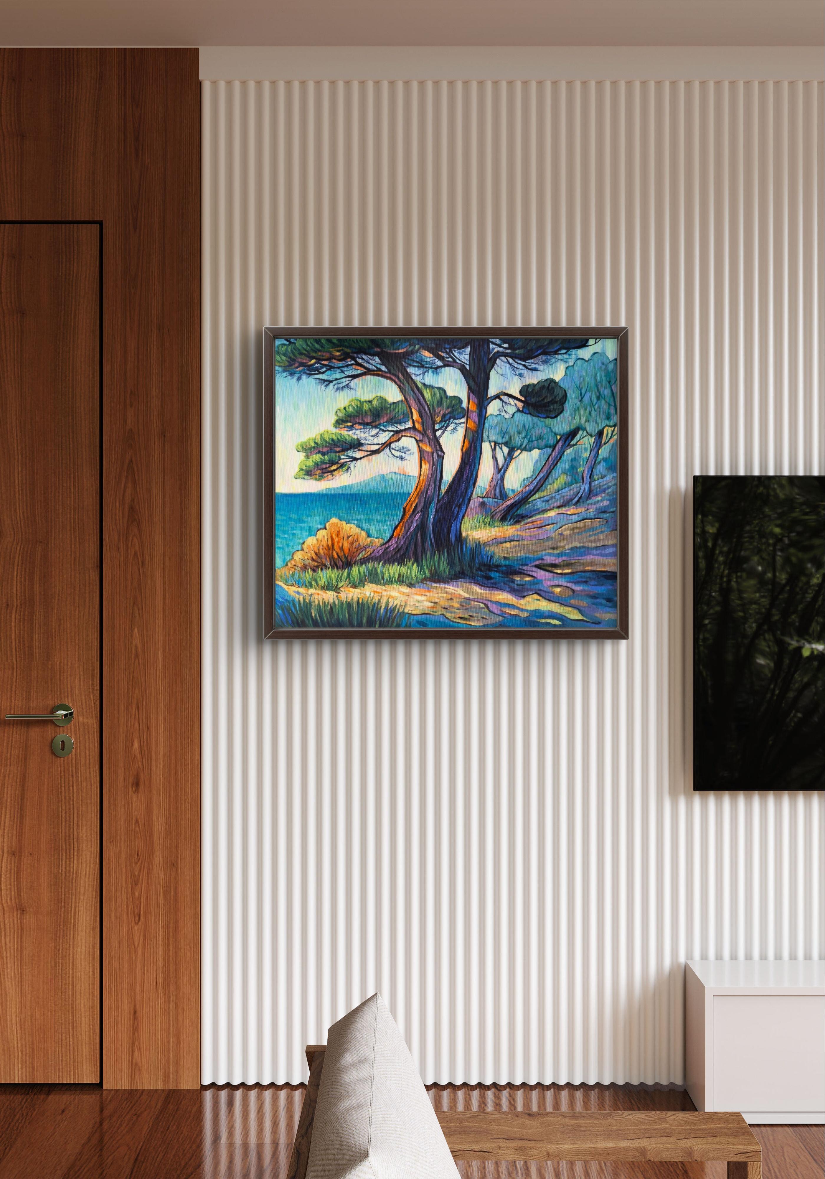 Paysage lumineux côtier en vente 3