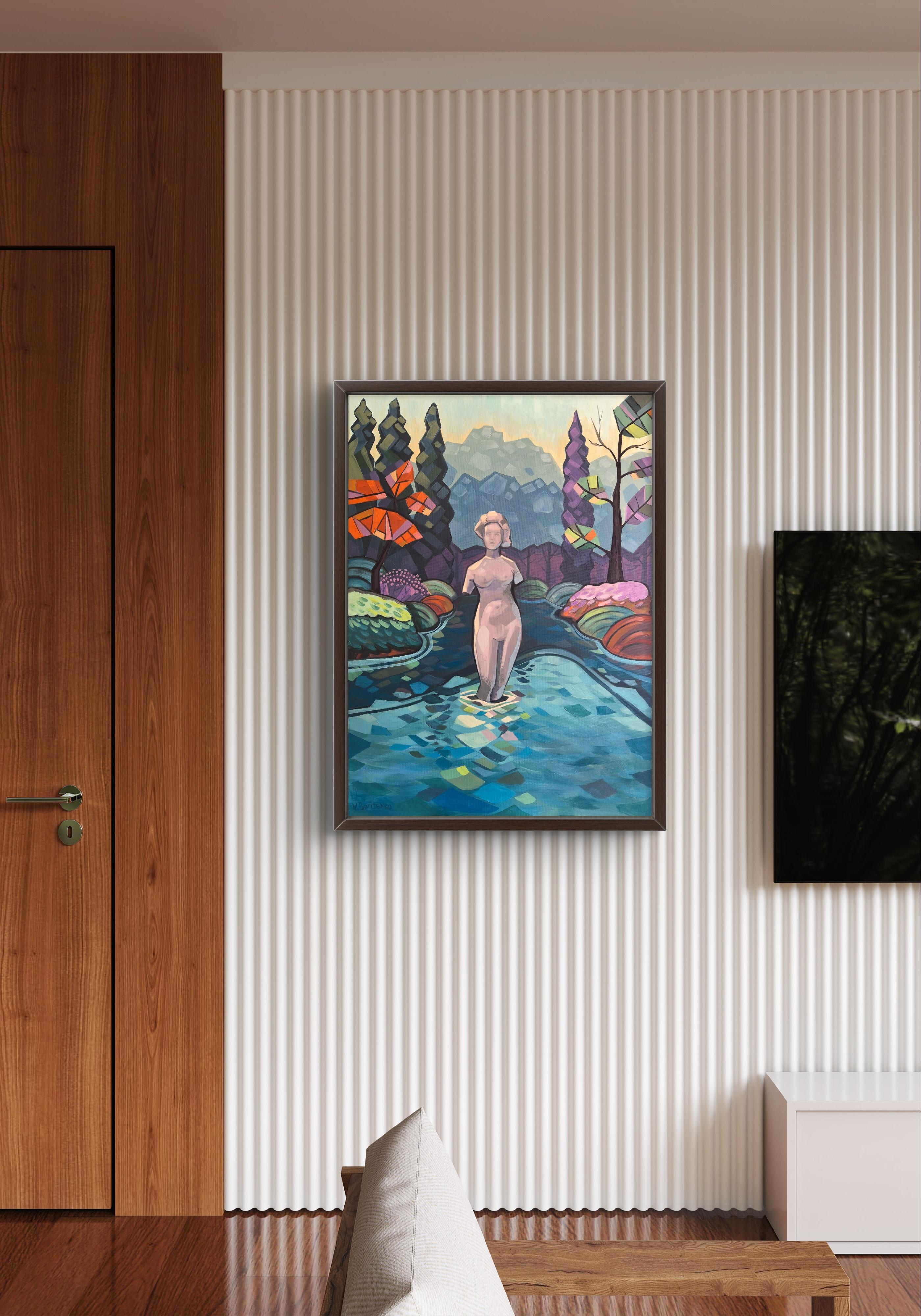 Dreams of a Forgotten Goddess - Painting by Natalia Borisenko