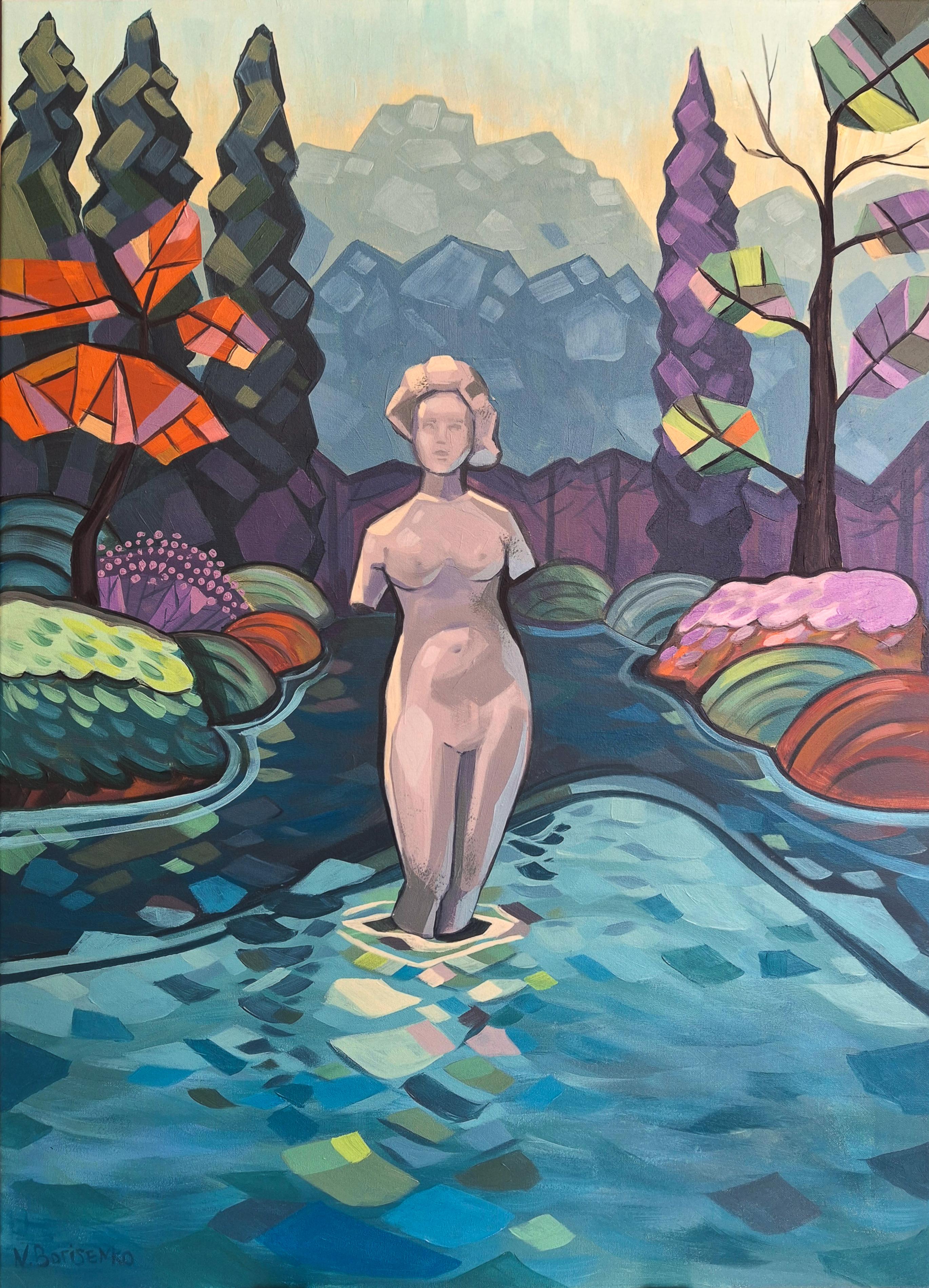 Natalia Borisenko Figurative Painting - Dreams of a Forgotten Goddess