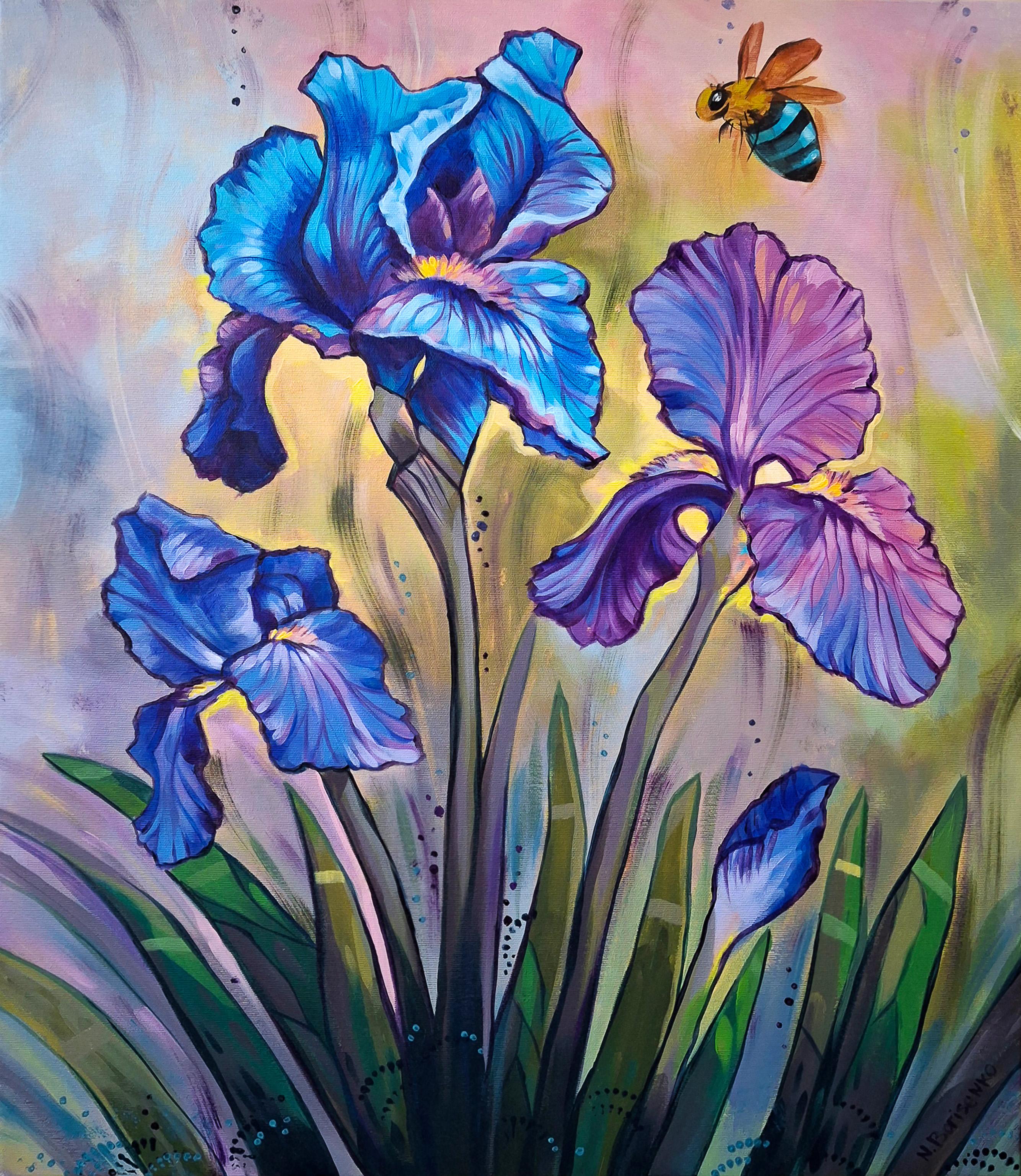 Inner Garden No.2 — Irises