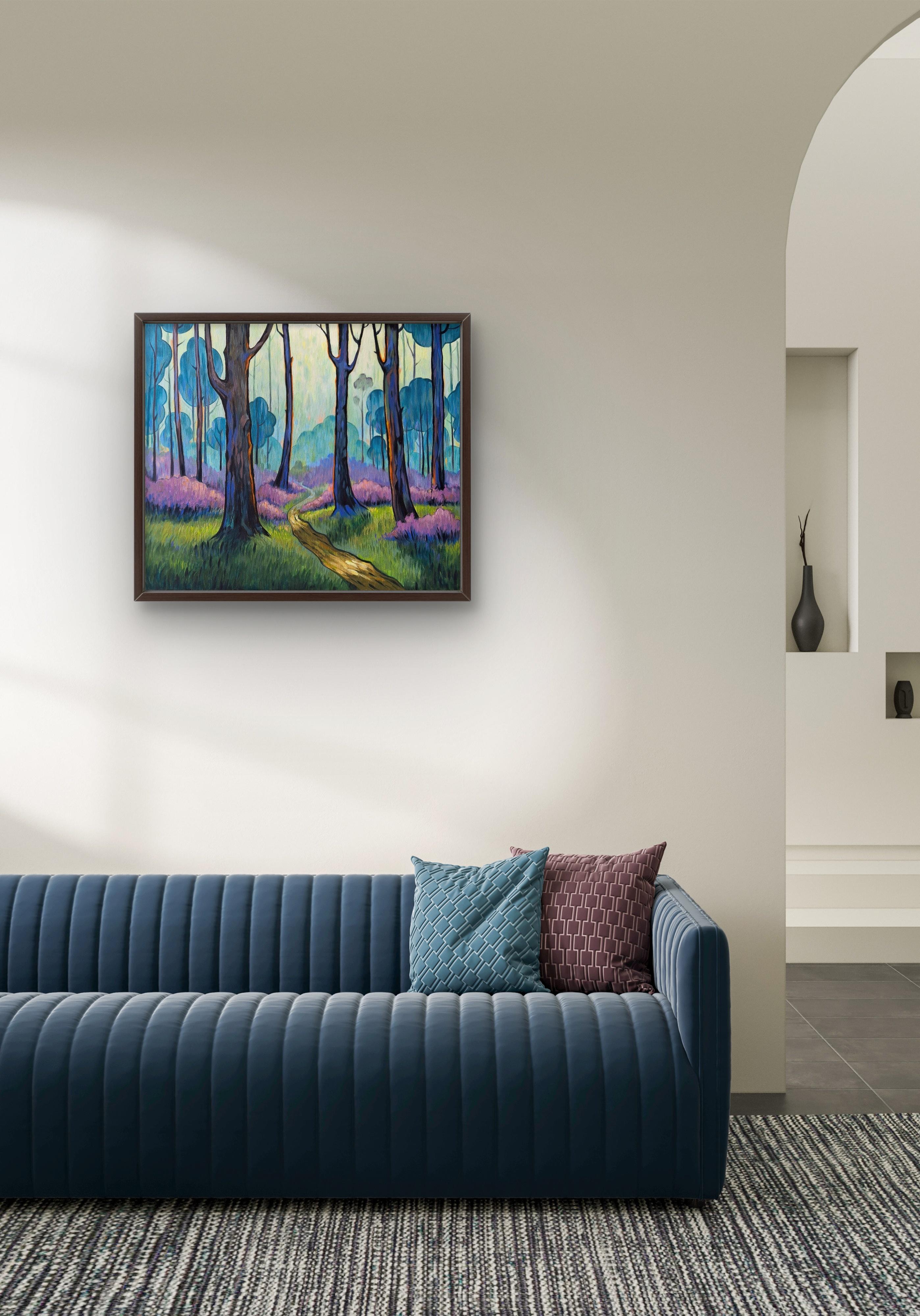 Path to the Origins - Painting by Natalia Borisenko
