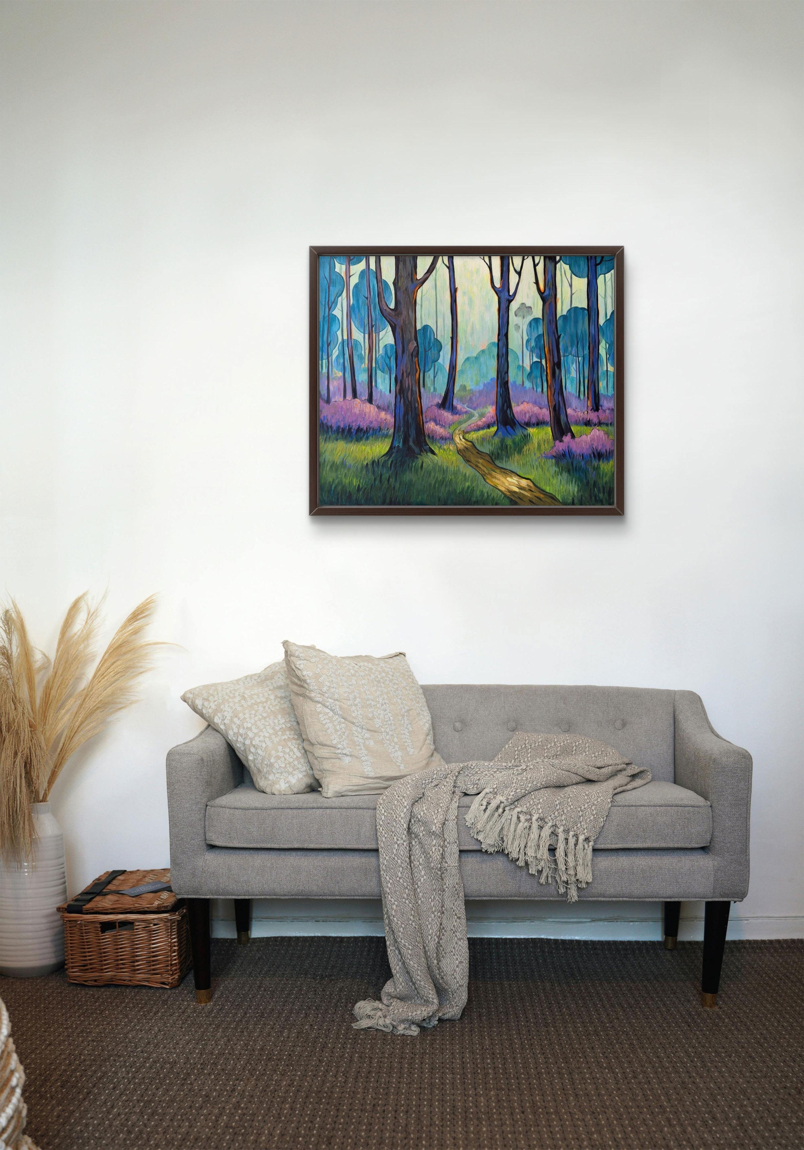 Path to the Origins - Contemporary Painting by Natalia Borisenko