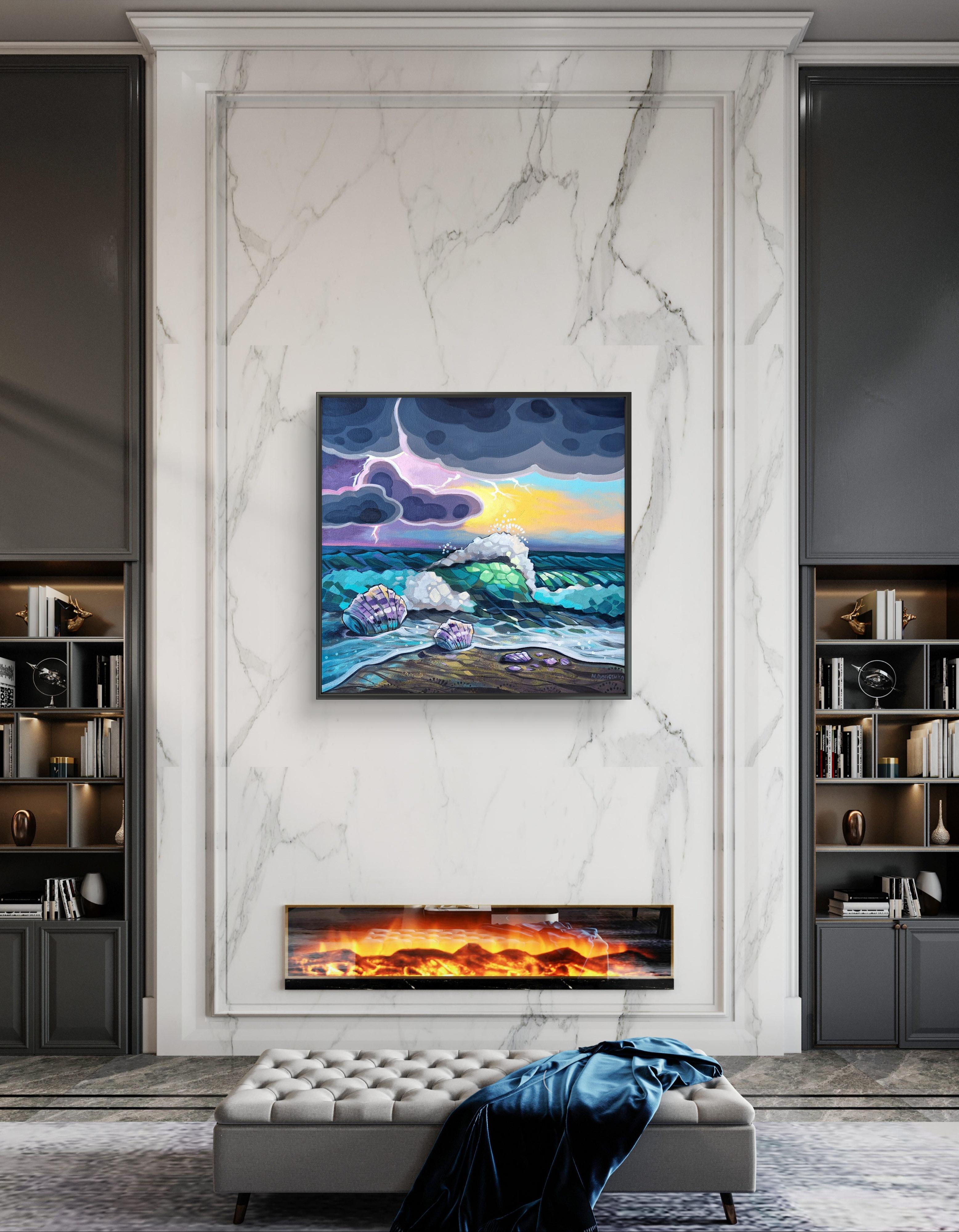 Il mare dentro - I doni della marea silenziosa - Painting di Natalia Borisenko