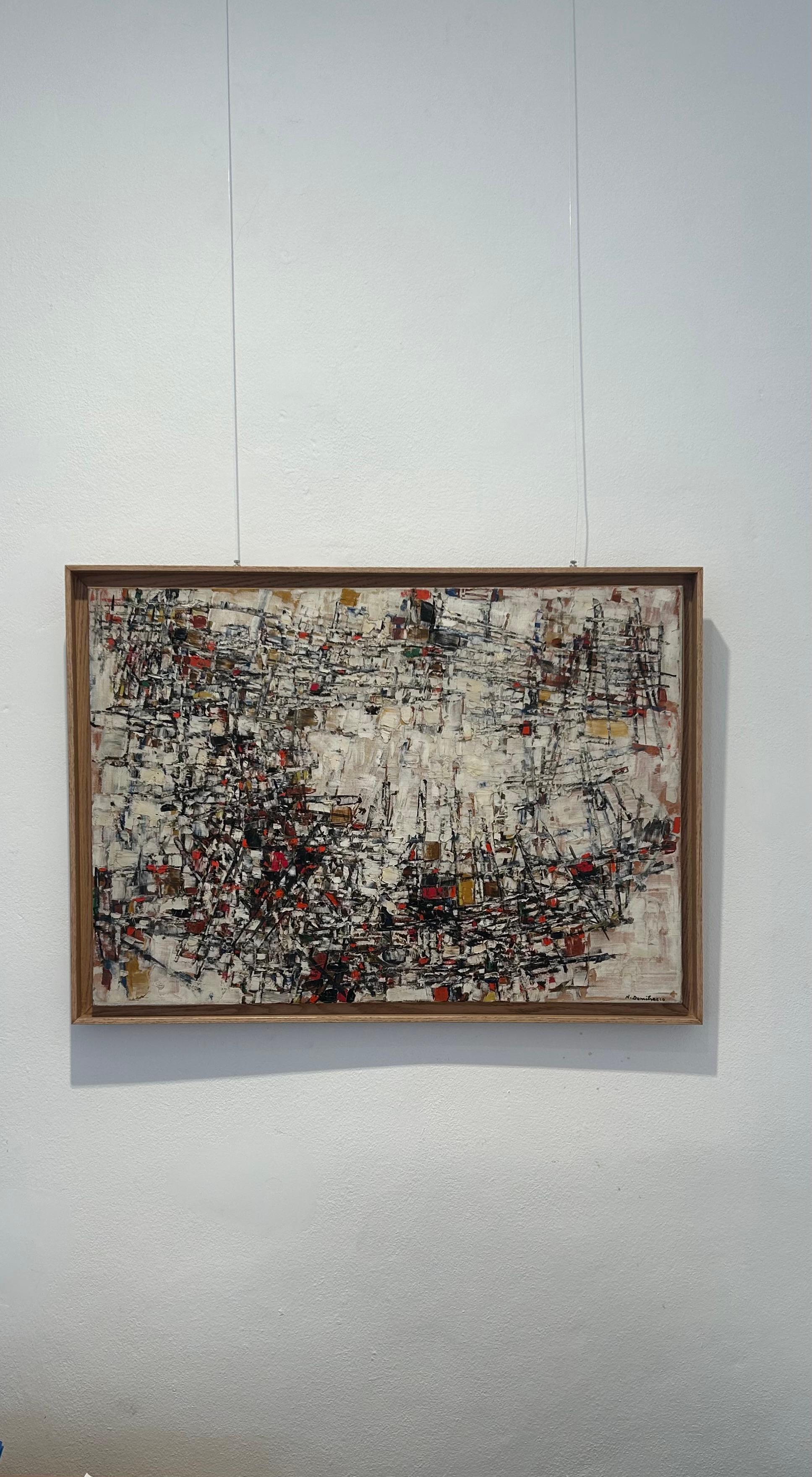 Composition - Painting by Natalia Dumitresco