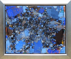 galaxy Vintage "Galaxie" by Natalia Dumitresco, Oil on canvas, 1959