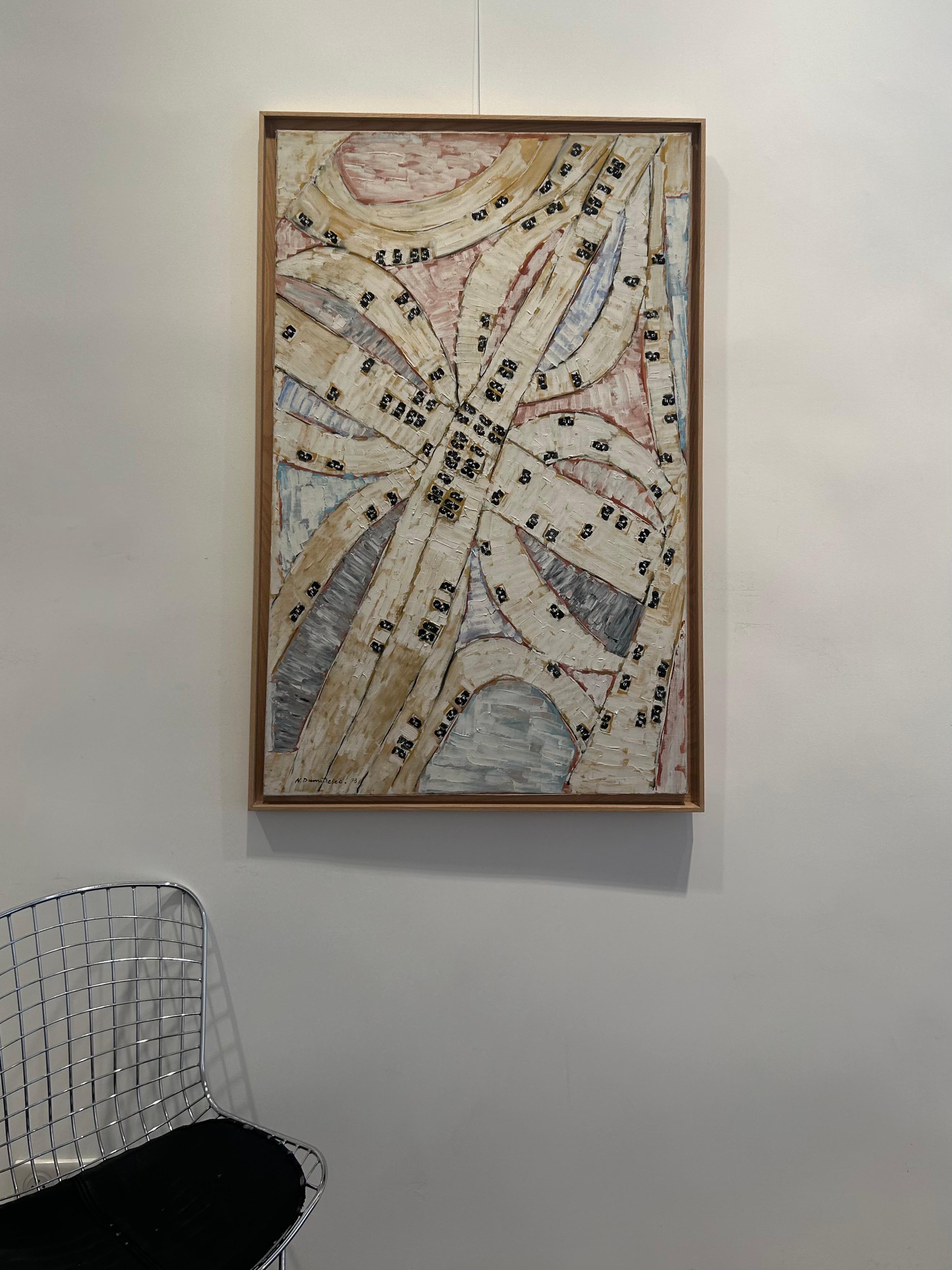 Freie Wege in Los Angeles III – Painting von Natalia Dumitresco
