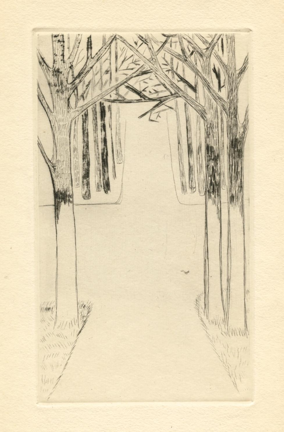 grabado original - Print de Natalia Goncharova