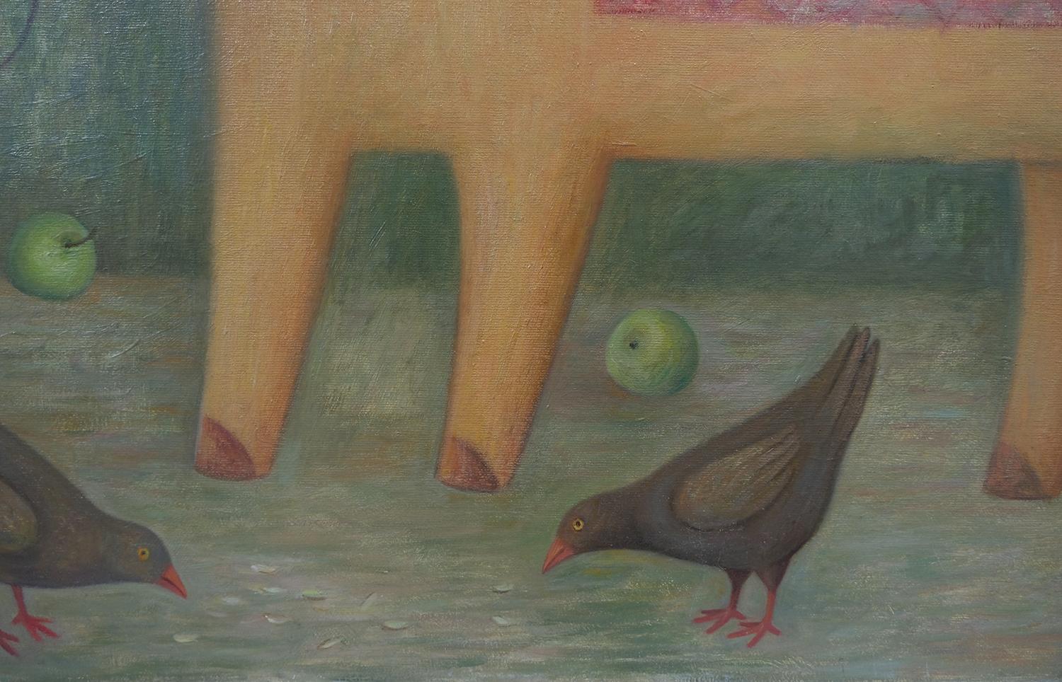 L'ORA DELLA MELA - Painting Arte popolare di Natalia Ivanova