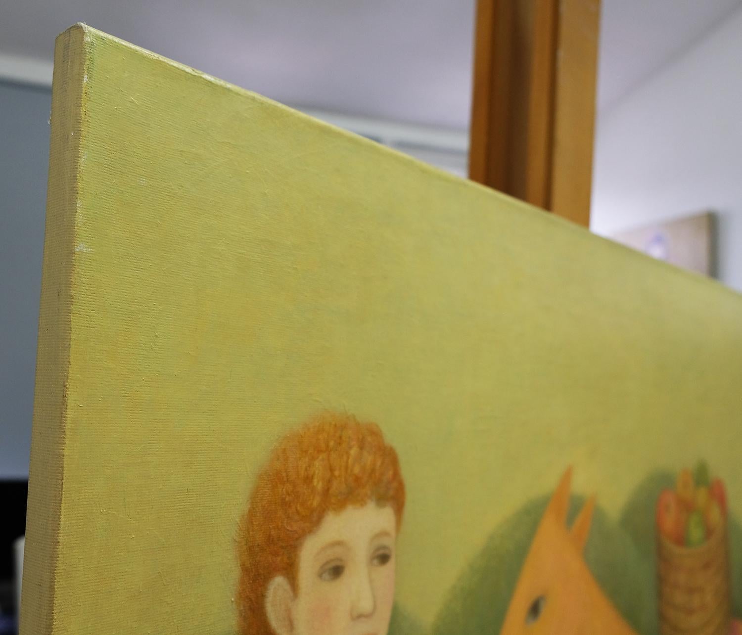 OLIO SU TELA
1 PARTE DEL TRITTICO.
Pronto per essere appeso.
Spedizione dalla Bielorussia, Minsk.

Natalia Ivanova è una nota pittrice bielorussa che lavora nello stile dell'arte figurativa simbolica. I suoi dipinti sono stati esposti nelle sale di