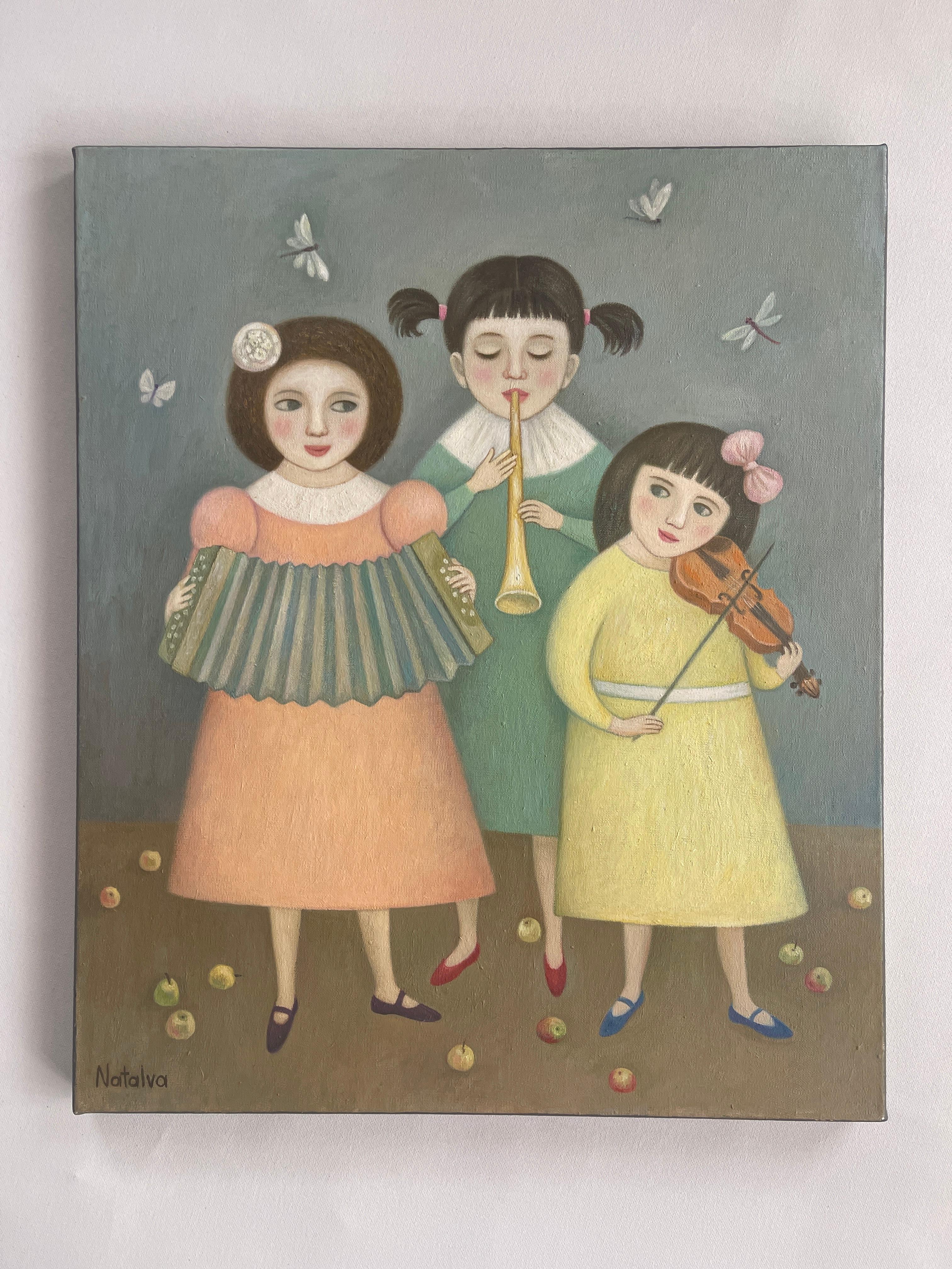 DANZA DE LAS POLILLAS - Painting de Natalia Ivanova