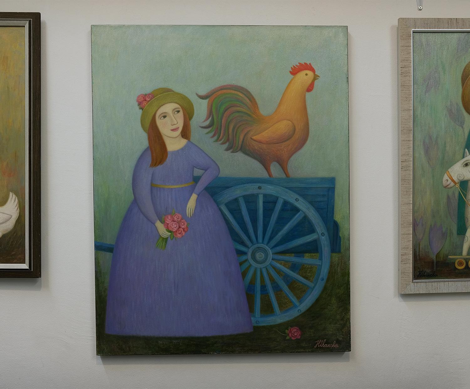 VON FERNEN LÄNDERN TRÄUMEND – Painting von Natalia Ivanova