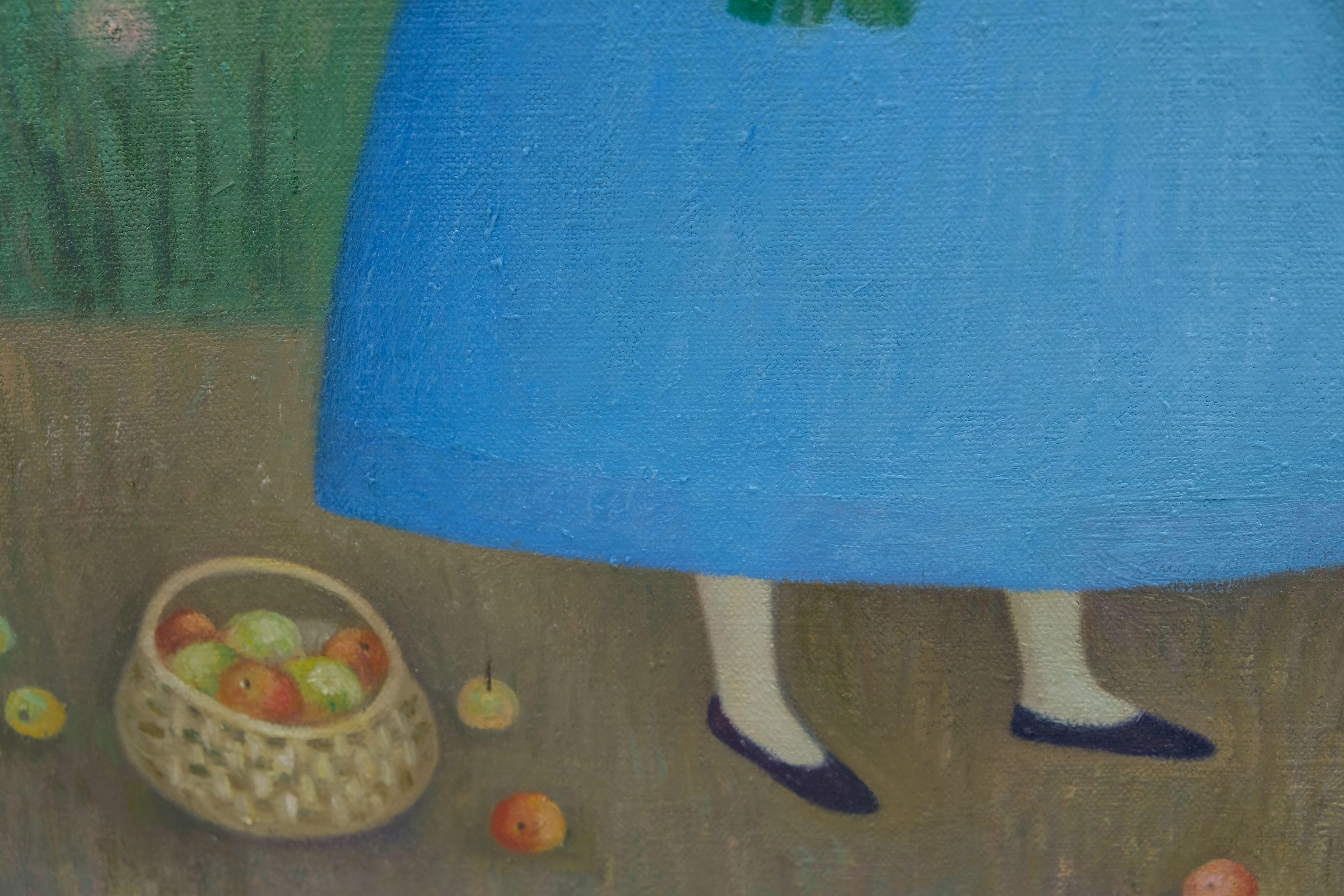 OLIO SU TELA
Pronto per essere appeso.
Spedizione dalla Bielorussia, Minsk.

Natalia Ivanova è una nota pittrice bielorussa che lavora nello stile dell'arte figurativa simbolica. I suoi dipinti sono stati esposti nelle sale di musei come il Museo