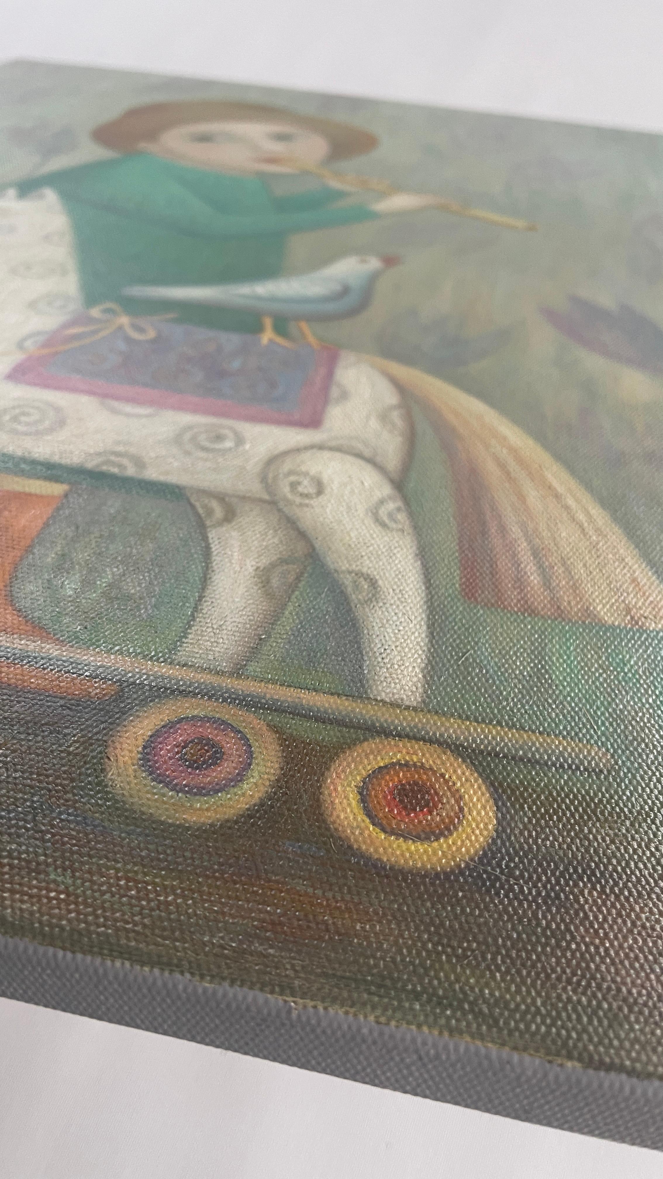 OIL ON CANVAS
Ready to hang.
Shipping from Belarus, Minsk.

Natalia Ivanova is a well-known Belarusian painter working in the style of symbolic figurative art. Her paintings were exhibited in the halls of such museums as the National Museum of