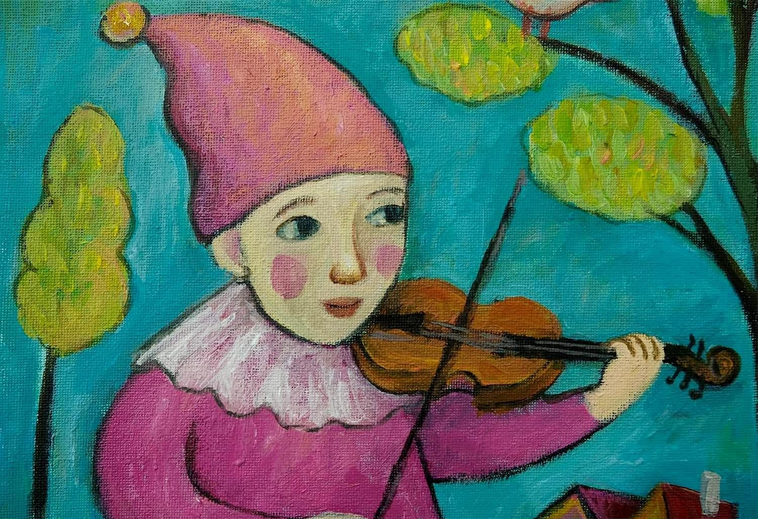 MUSIC FOR A FRIEND - Painting by Natalia Ivanova