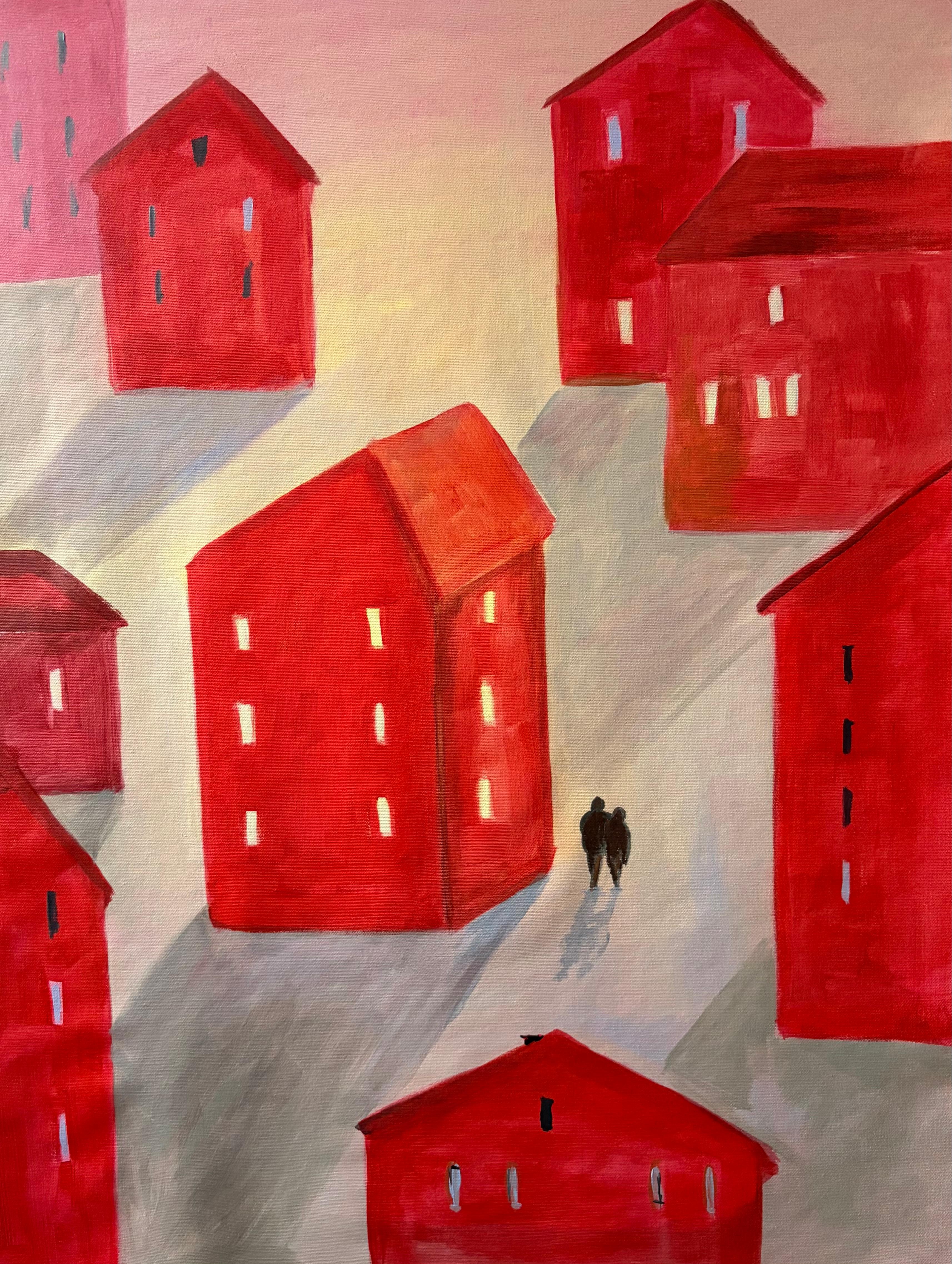 Natalia Koval Landscape Painting - Silence Between Dreams