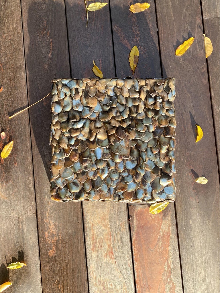 Natalia Popova 0443 Mini Wall Sculpture Recycled Plastic Abstract