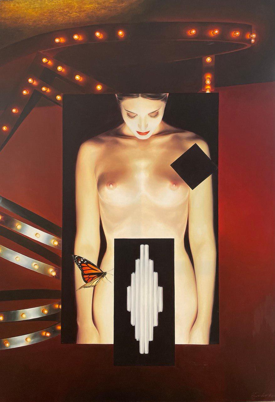 Natalia Pustovit Nude Painting - Singularity