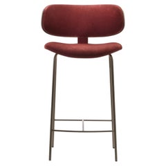 Natalia Red Bar Stool