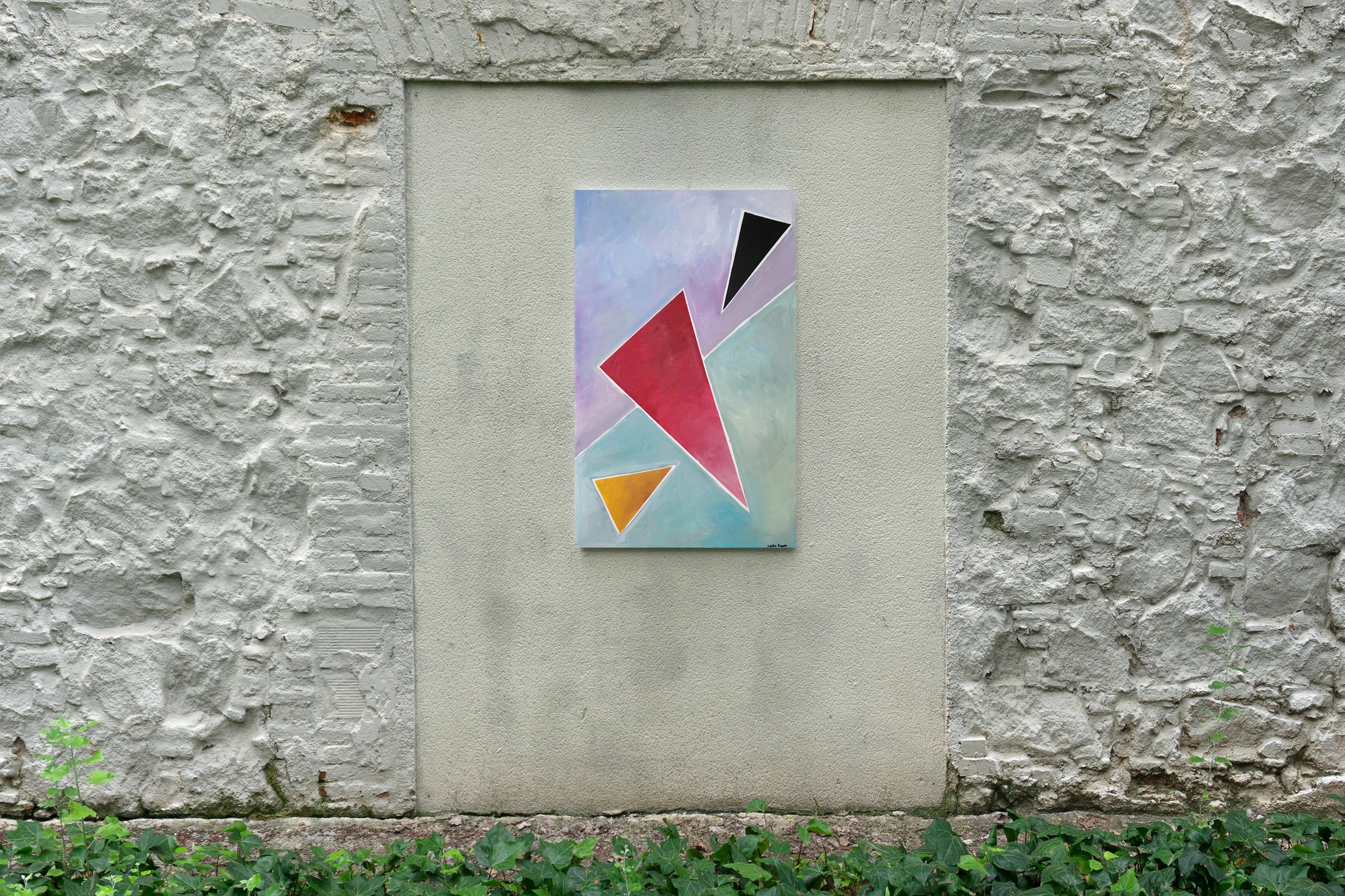 triangle shape painting