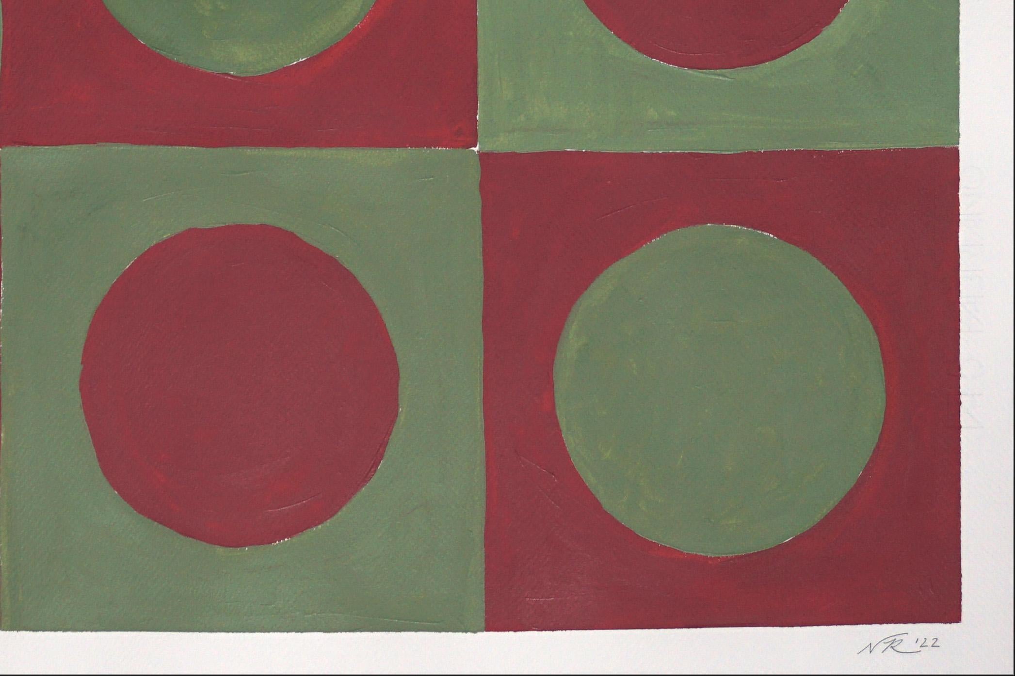 Die Gemäldeserie von Natalia Roman lässt sich von geometrischen, minimalistischen Formen und Gemälden aus den Anfängen der Moderne inspirieren, mit besonderem Schwerpunkt auf den Art-déco-Formen der 30er, 40er und 50er Jahre. Die subtilen, aber