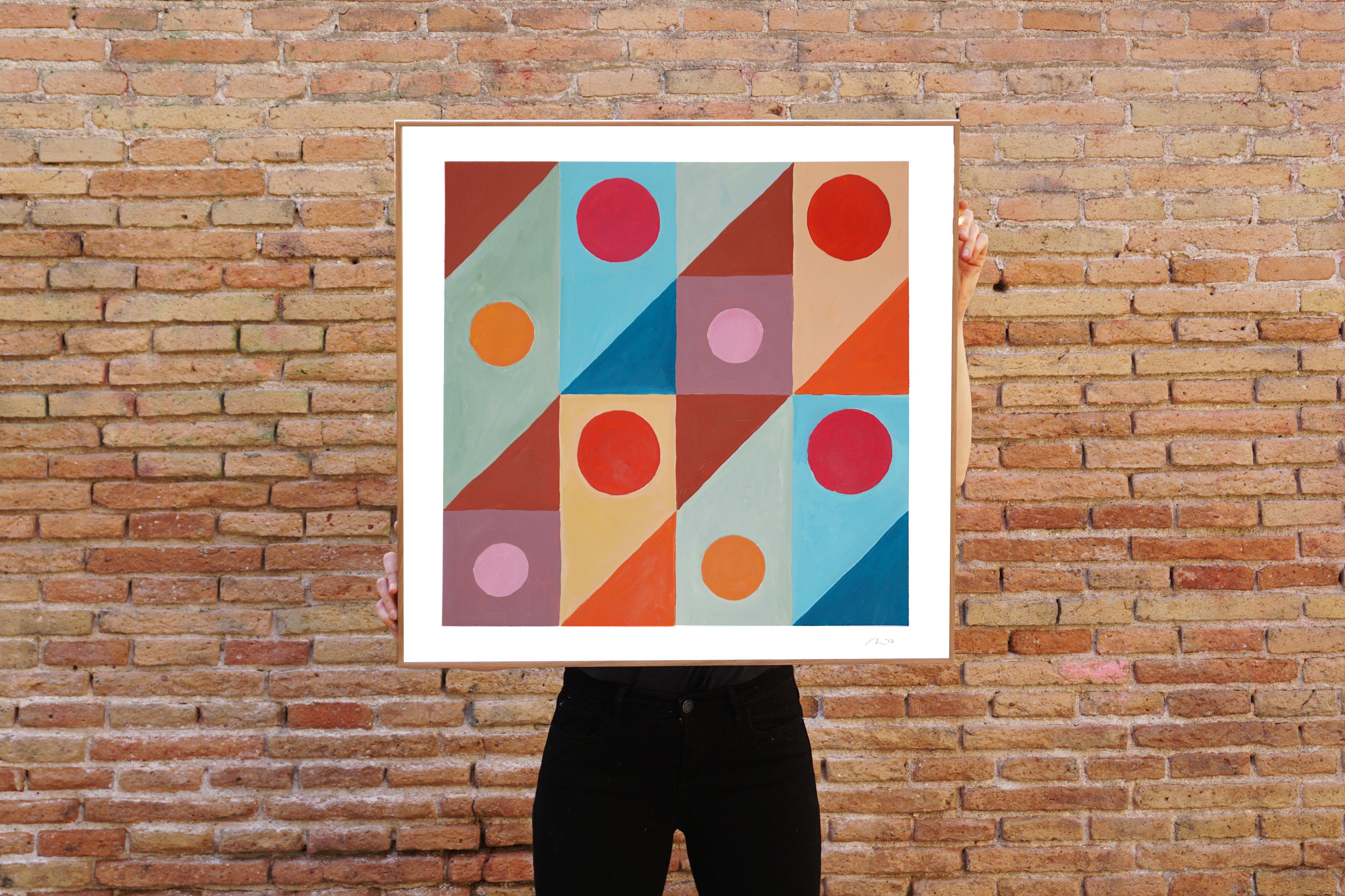 Dettagli:
Titolo: Coralli geometrici dell'oceano
Medium: Acrilico su carta acquerello
Dimensioni: 70x70cm (28x28 pollici)
Anno: 2023

* La cornice è solo a scopo illustrativo, l'opera d'arte viene imballata e spedita con cura arrotolata in un