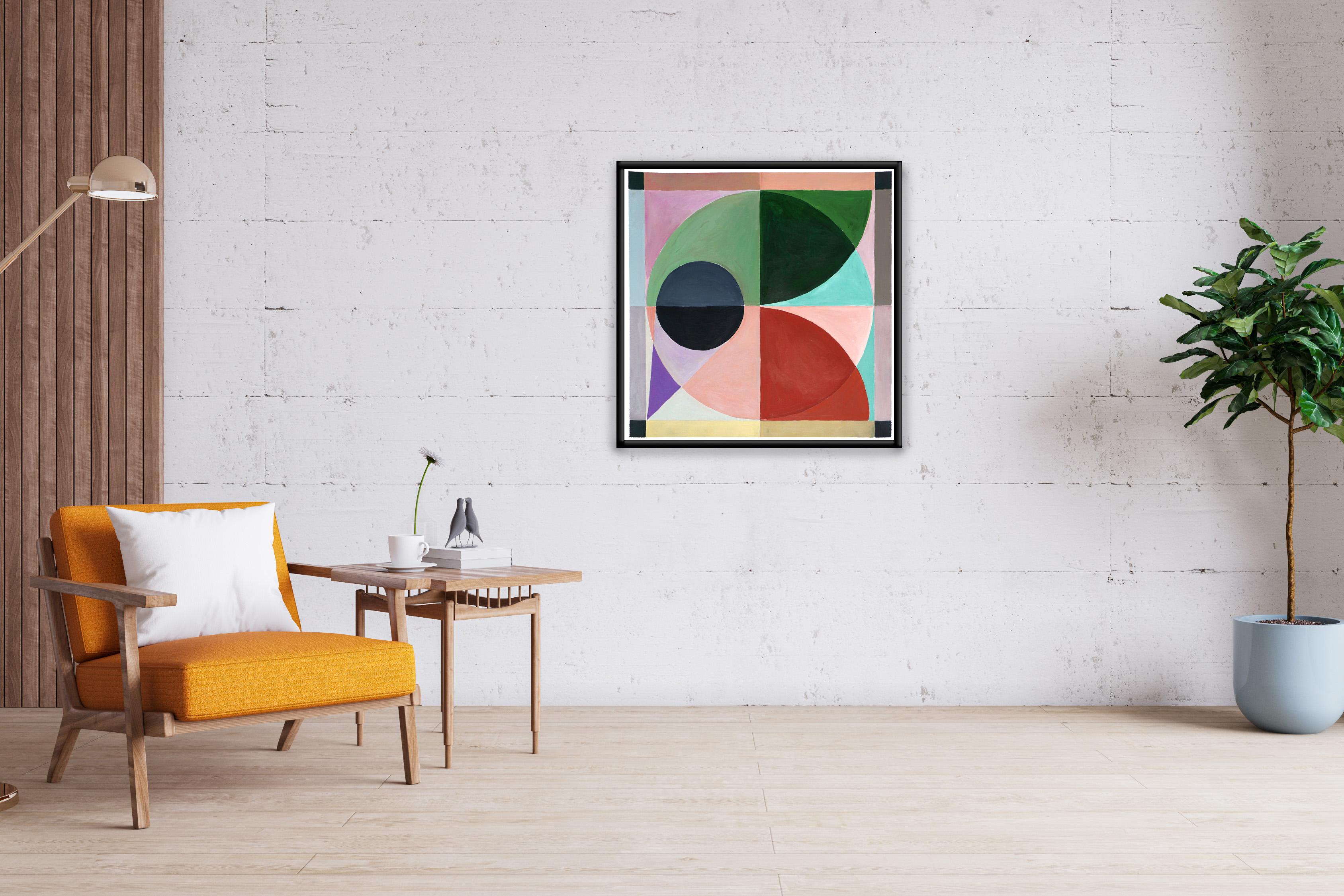 Ces séries de peintures de Natalia Roman s'inspirent des formes géométriques et minimalistes et des peintures du début du modernisme, avec un enthousiasme particulier pour les dessins d'astronomie et de mathématiques. Les combinaisons de couleurs