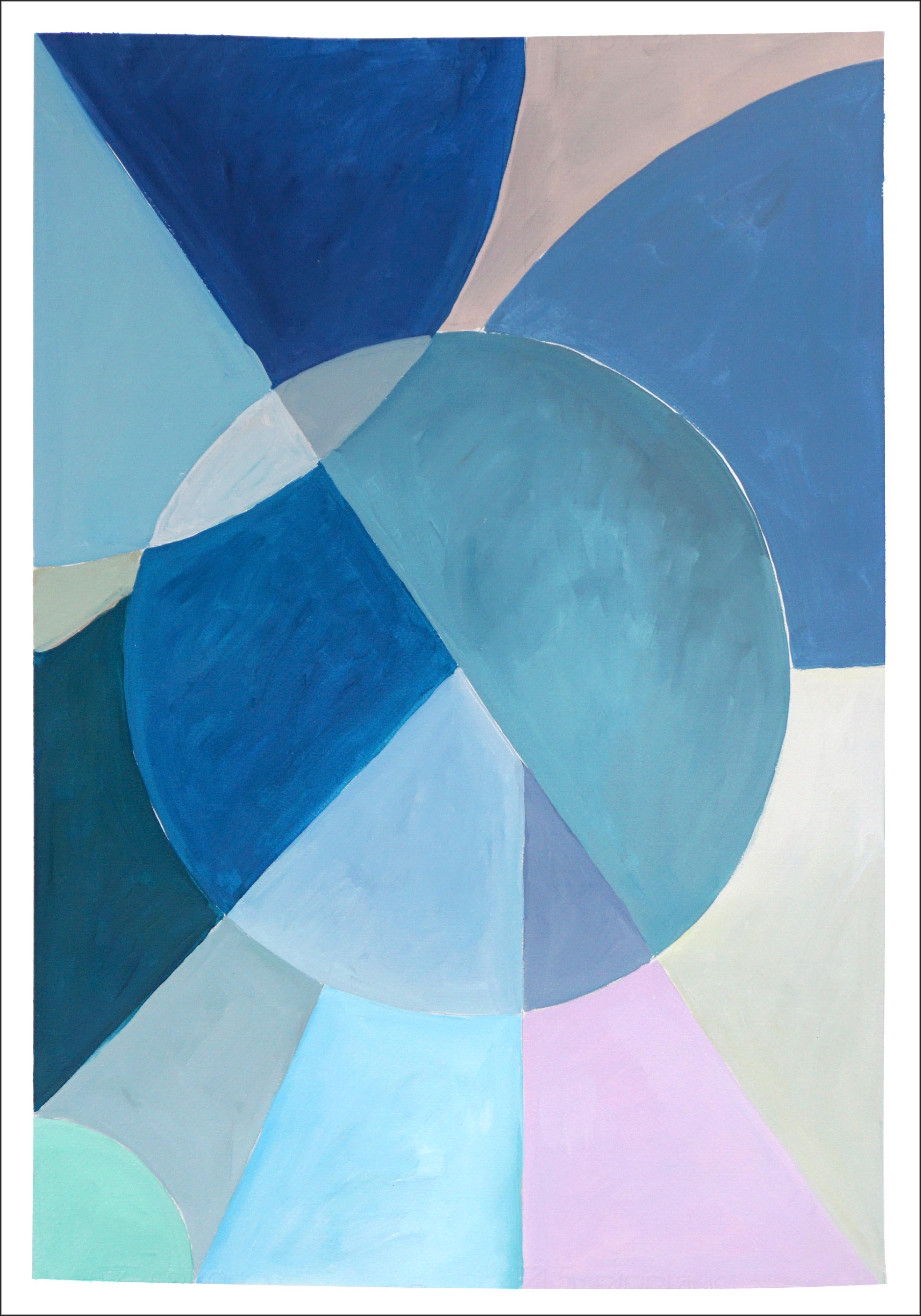 Ces séries de peintures de Natalia Roman s'inspirent des formes géométriques et minimalistes et des peintures du début du modernisme, avec un enthousiasme particulier pour les dessins d'astronomie et de mathématiques. Les combinaisons de couleurs
