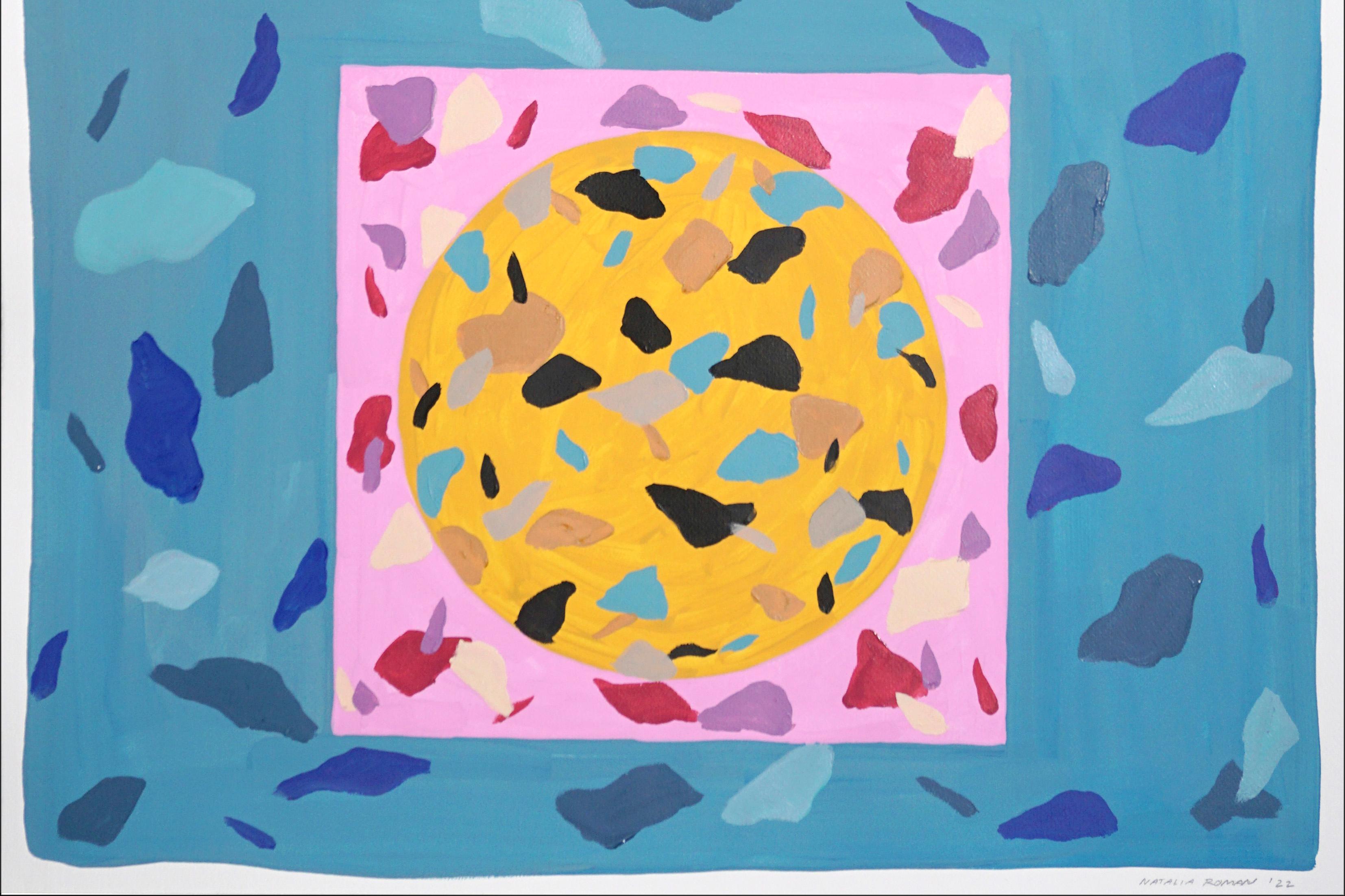 natalia abstract coffee table