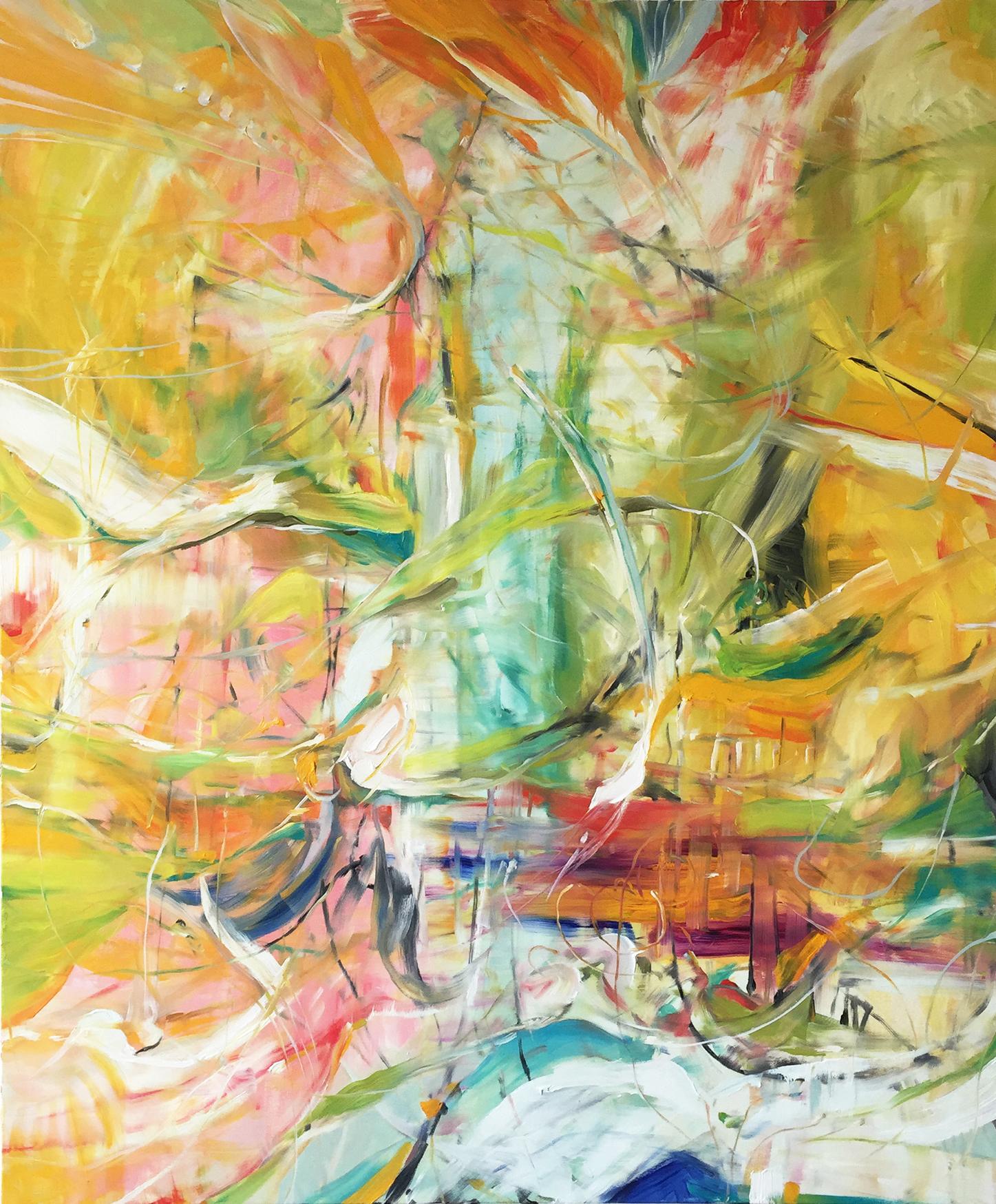 Natalia Wrobel Abstract Painting - High Frequency 