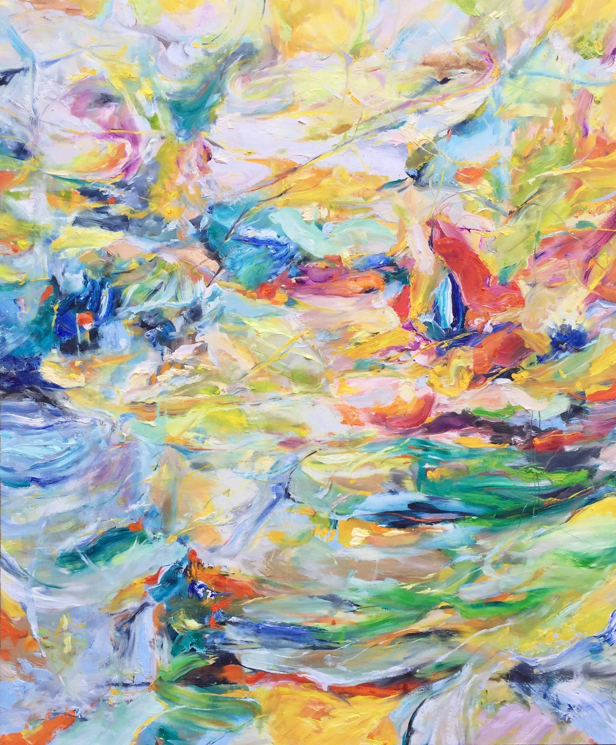 Natalia Wrobel Abstract Painting - Symphony no. 9