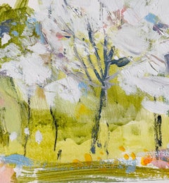 Park Blossom I von Natalie Bird, abstraktes Gemälde, Original-Kunst zum Verkauf