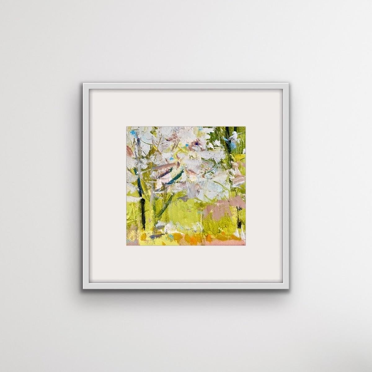 Park Blossom II, Natalie Bird, peinture originale, art contemporain, art abstrait - Abstrait Painting par Natalie Bird 