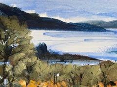 Autumn Sunshine Over The Loch, Natalie Bird, Original Coastal Seascape Painting