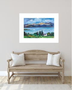 Loch Awe & Walk to the sea, Set of 2, original painting, contemporary
