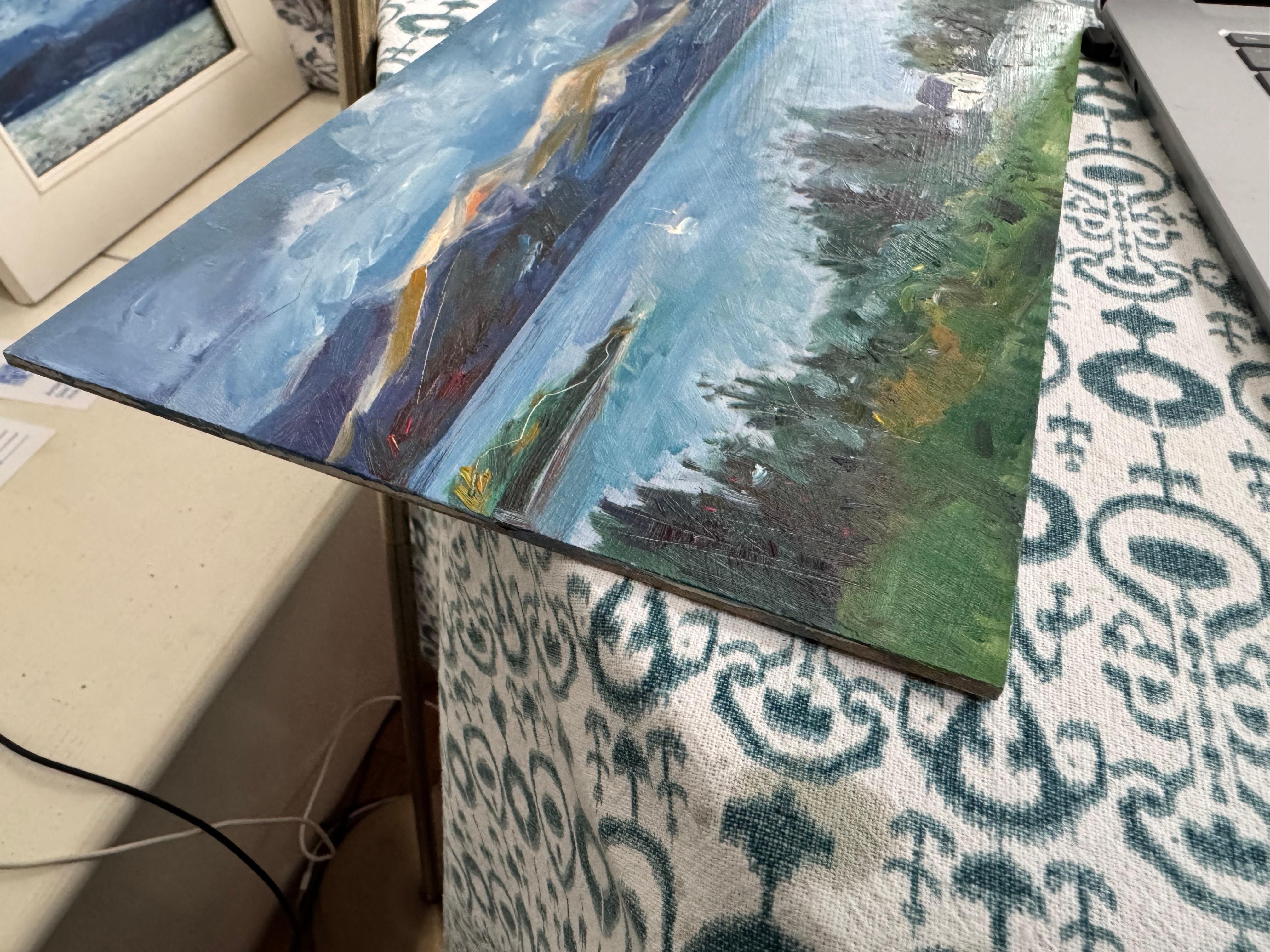Loch Awe & Walk to the sea, 2er-Set, Originalgemälde, zeitgenössisch (Zeitgenössisch), Painting, von Natalie Bird