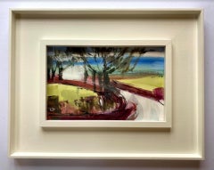Natalie Bird, Country Lane I, Original Abstract Expressionist Painting