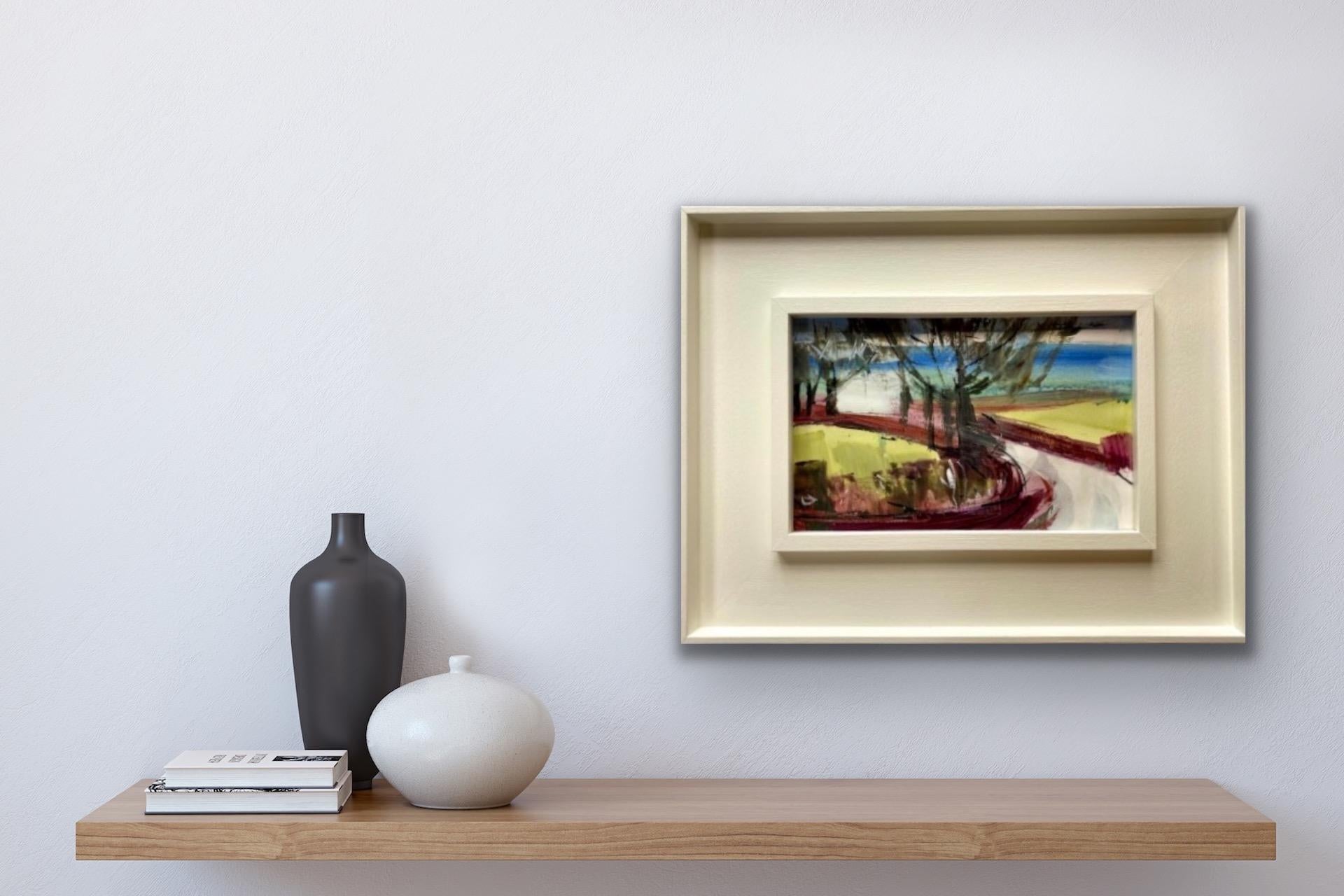 Natalie Vogel, Landstraße I, Original abstraktes expressionistisches Gemälde im Angebot 3