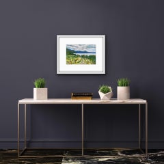 Natalie Bird, Path to the Loch, Original Art of Scotland, Contemporary Painting
