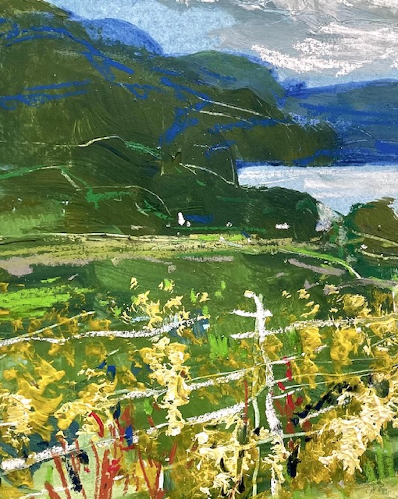 Natalie Bird, Path to the Loch, Original Art of Scotland, Contemporary Painting 4