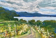 Natalie Bird, Path to the Loch, Original Art of Scotland, Contemporary Painting