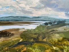 Natalie Bird, Vista de Loch Craignish, Pintura Paisaje Original, Arte Online